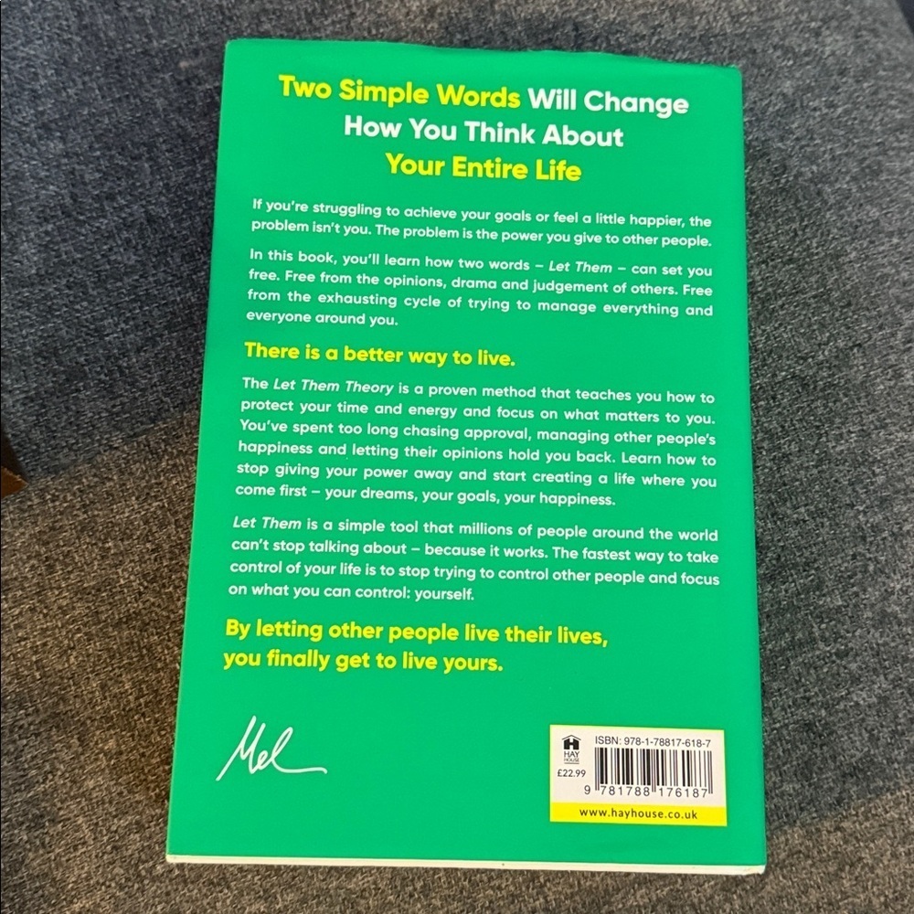 The Let Them Theory Book by Mel Robbins. Brand New - Picture 4 of 5